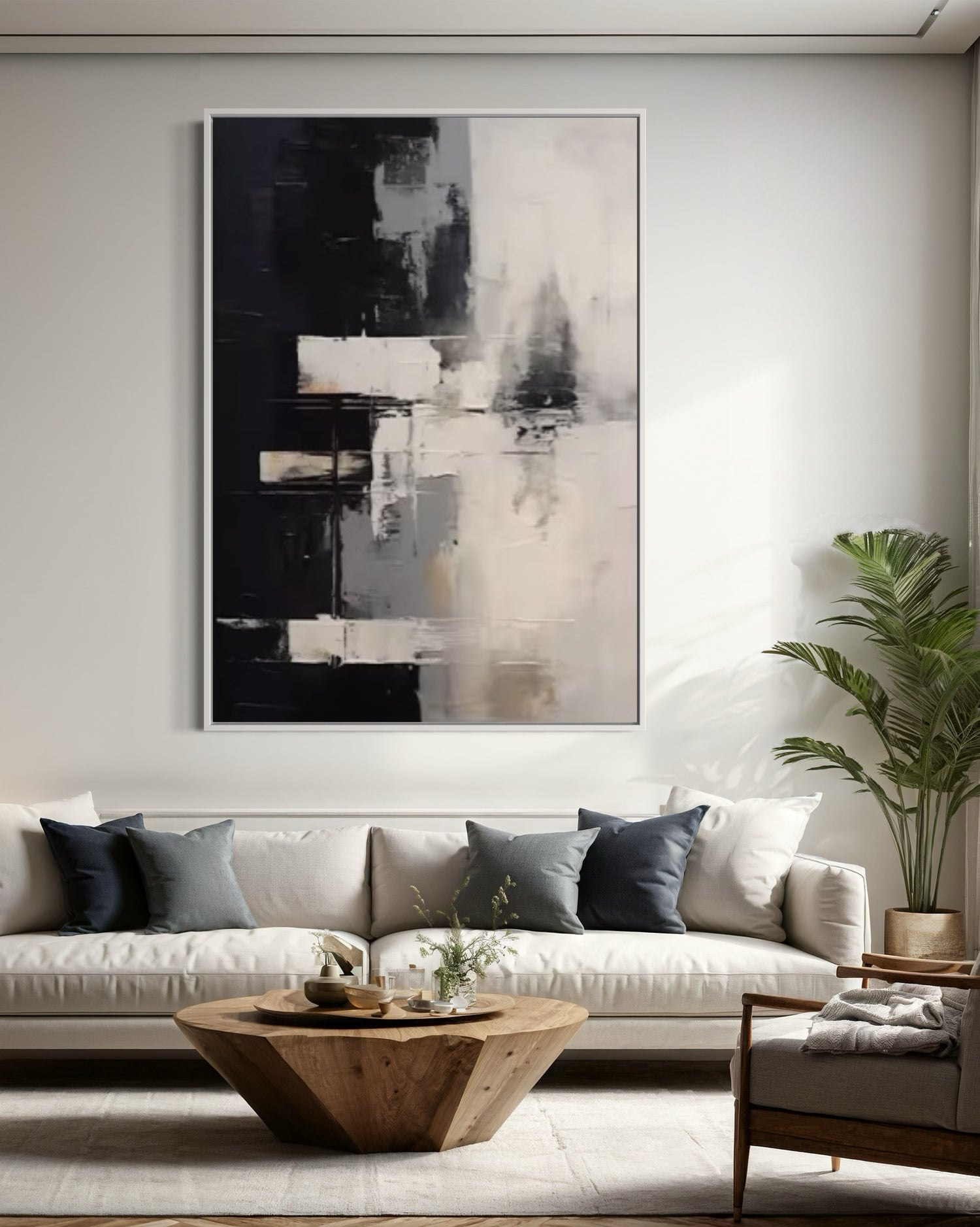 Monochrome Balance 3 ラグジュアリー・ウォールアート