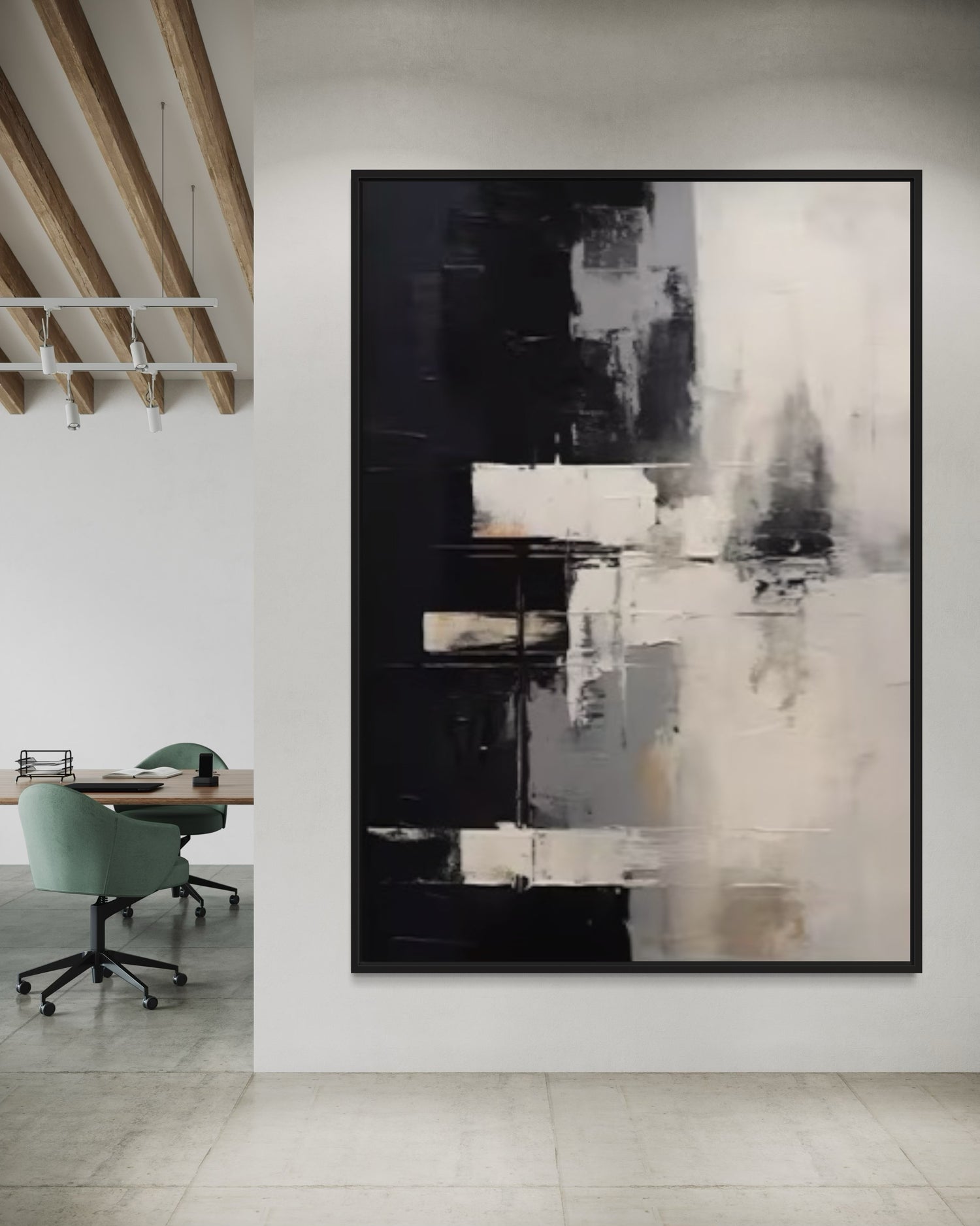 Monochrome Balance 3 ラグジュアリー・ウォールアート