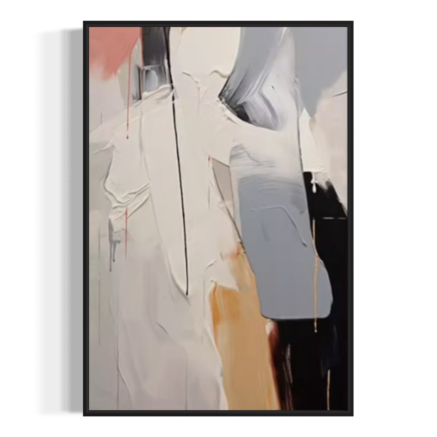 Silent Flow ピンクウォールアート