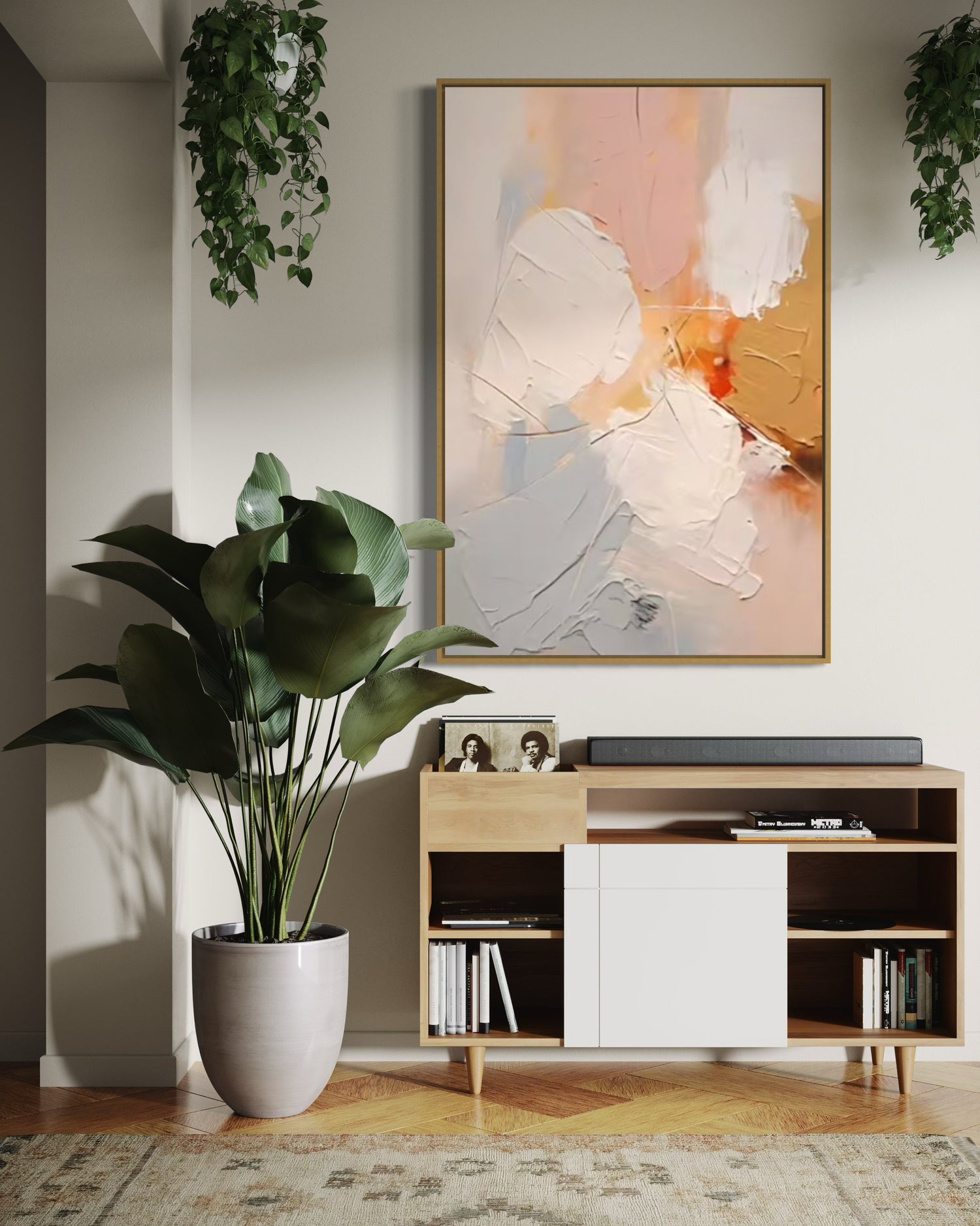 Whispers of Light ピンクウォールアート