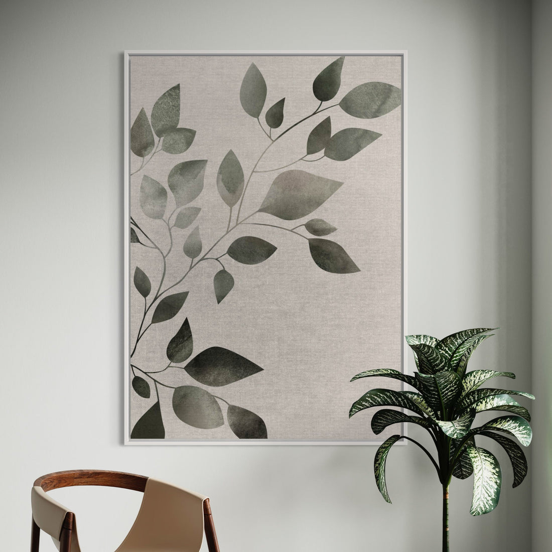Green Vine 2 - Hand Painting