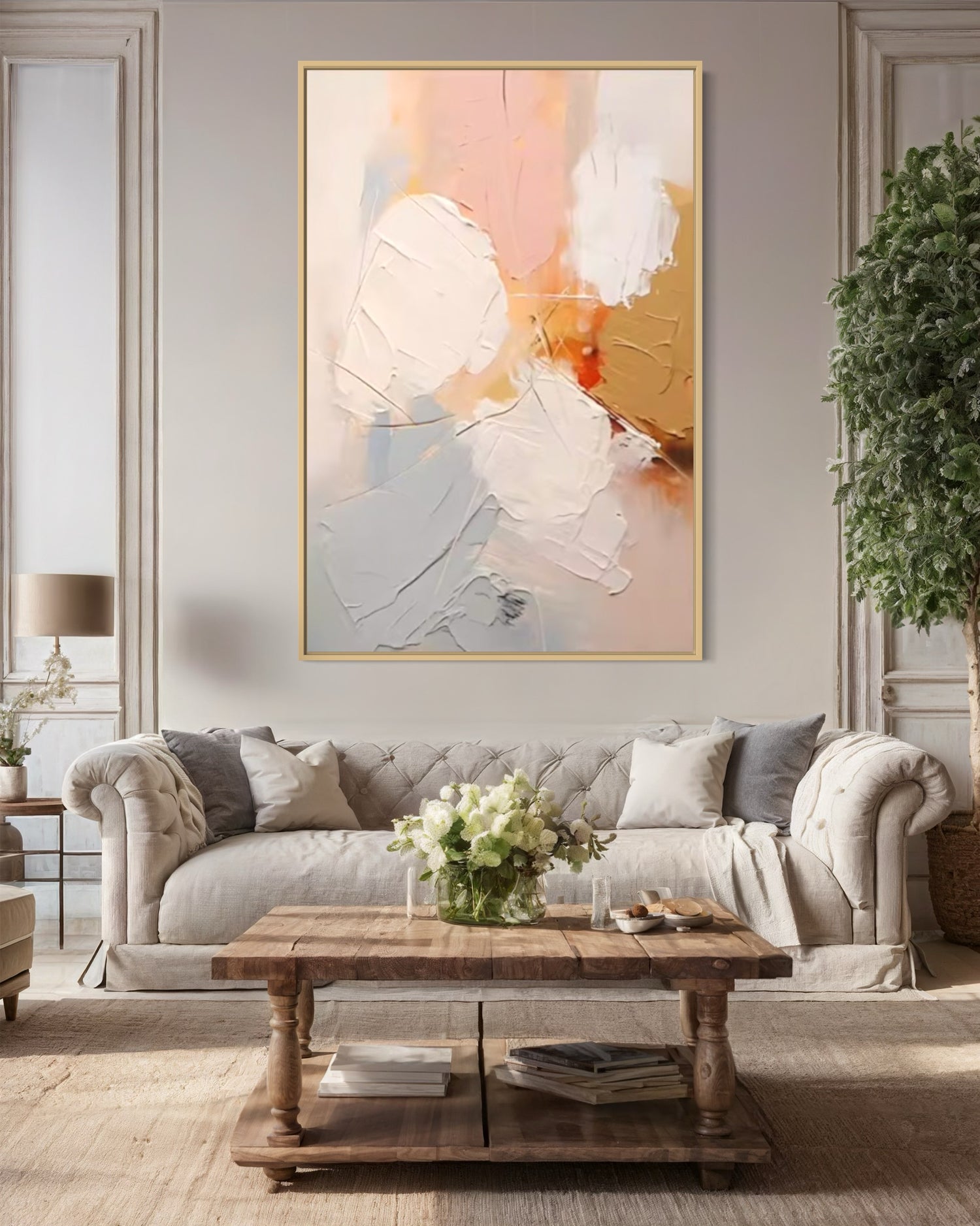 Whispers of Light ピンクウォールアート