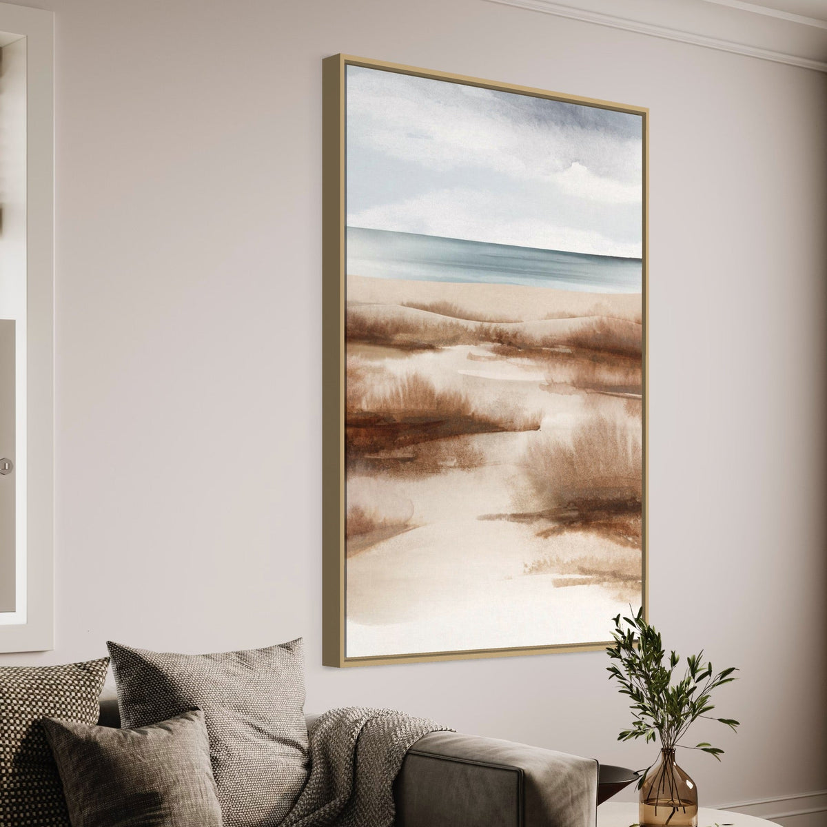 Beach Dunes - Hand Painting Pinturas del cielo