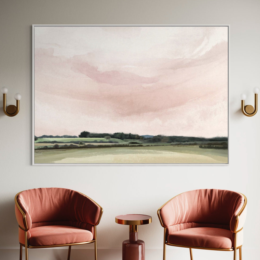 Esk Lynn View Pink - Hand Painting