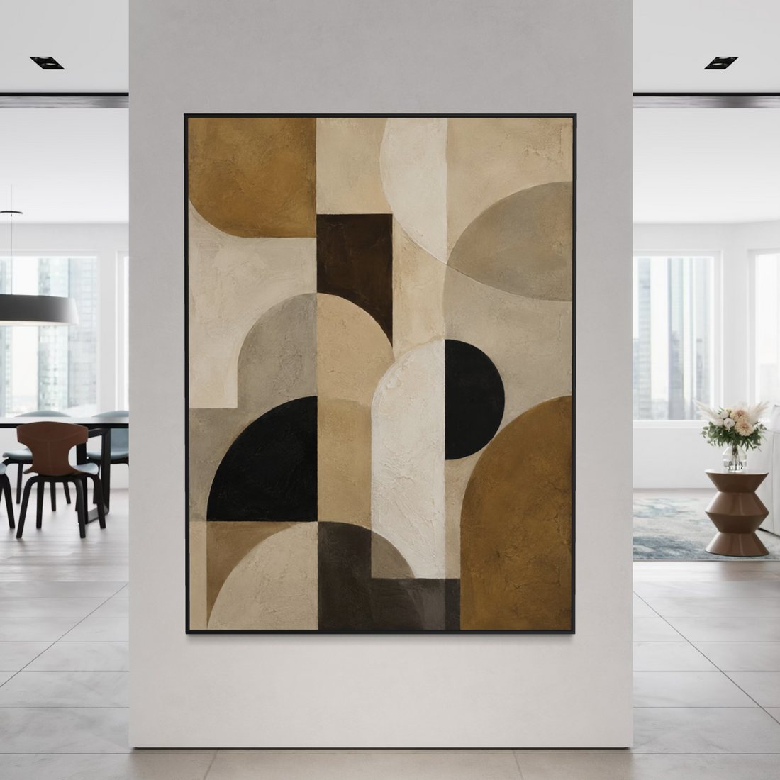 Fragments of Stillness - Hand Painting