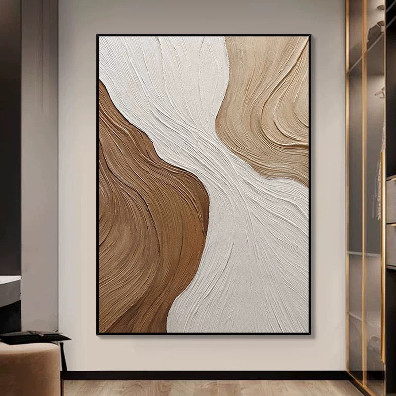 Shimmered Flows - Hand Painting