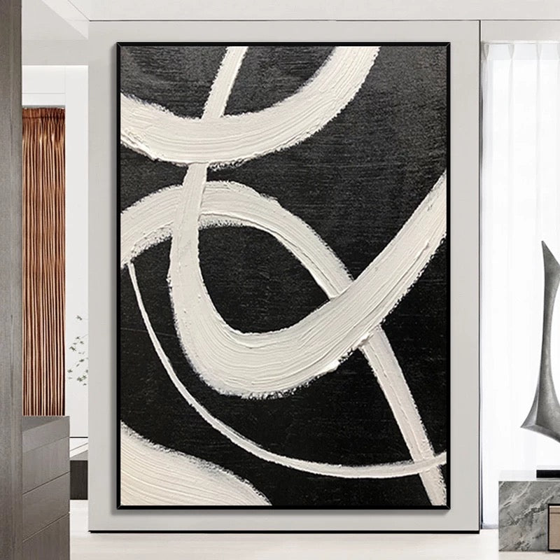 Ebon Silk - Hand Painting
