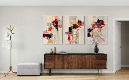 Kinetic Harmony Triptych
