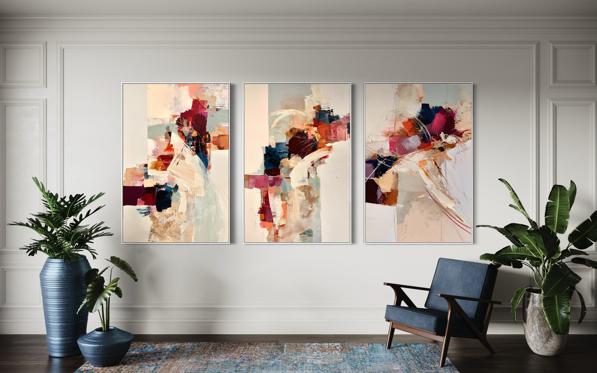 Kinetic Harmony Triptych 