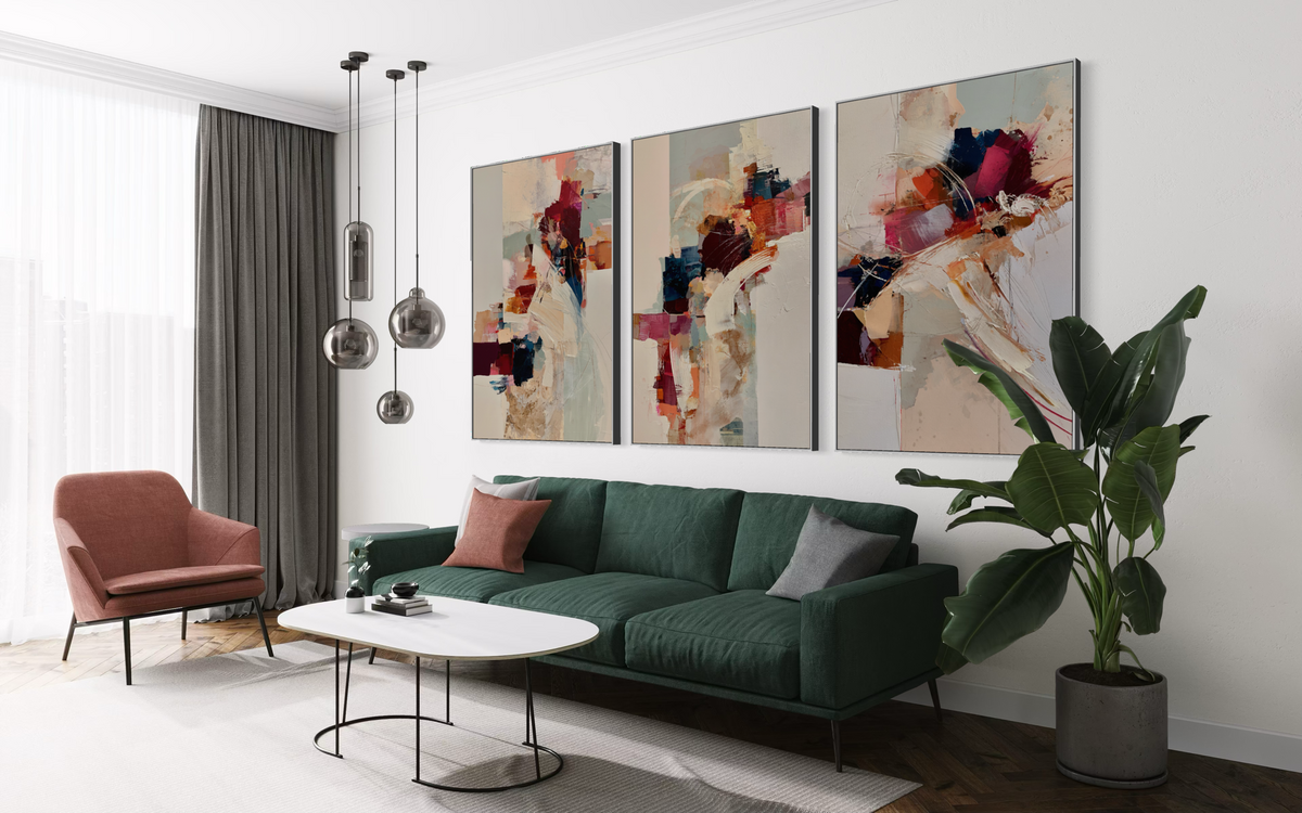 Kinetic Harmony Triptych 