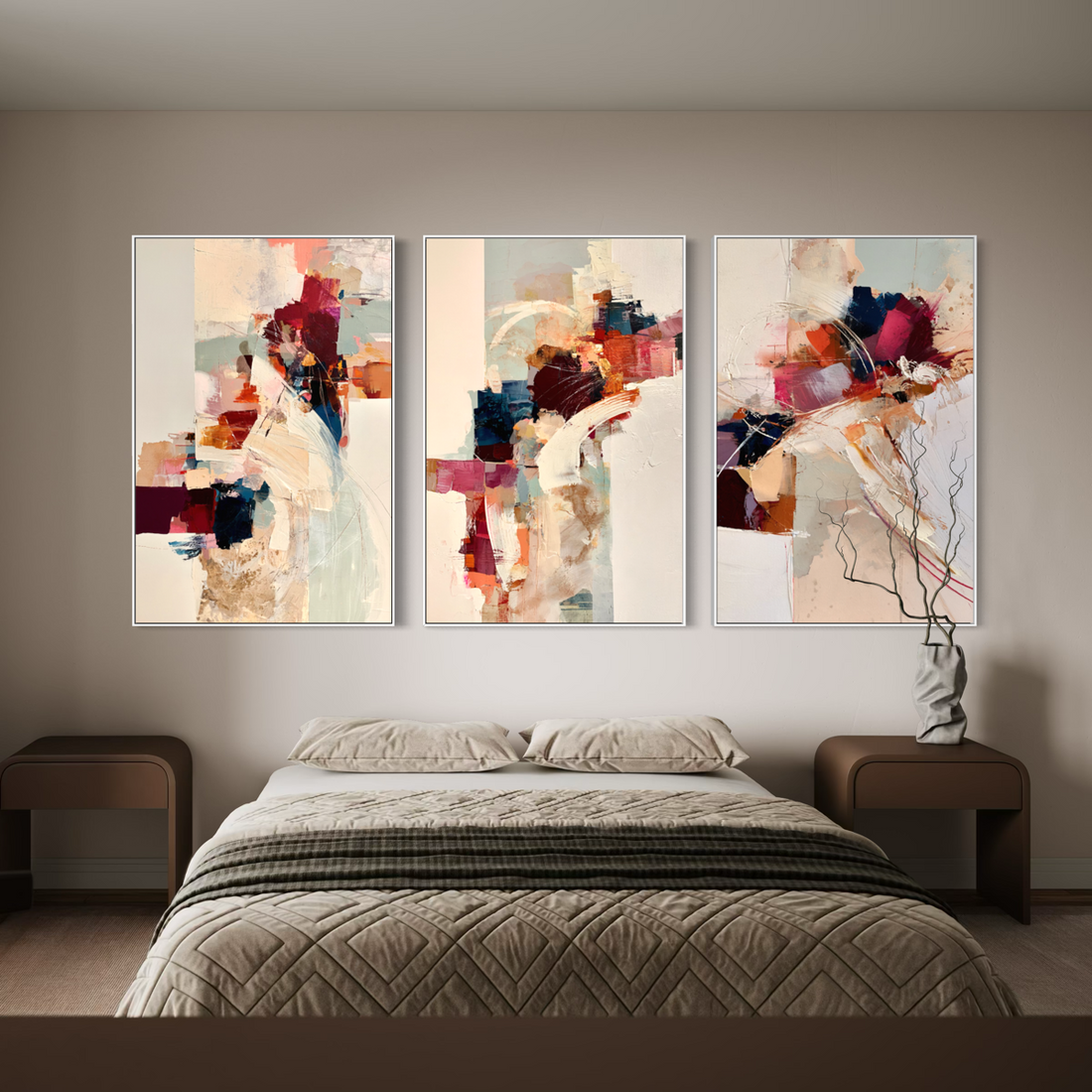 Kinetic Harmony Triptych