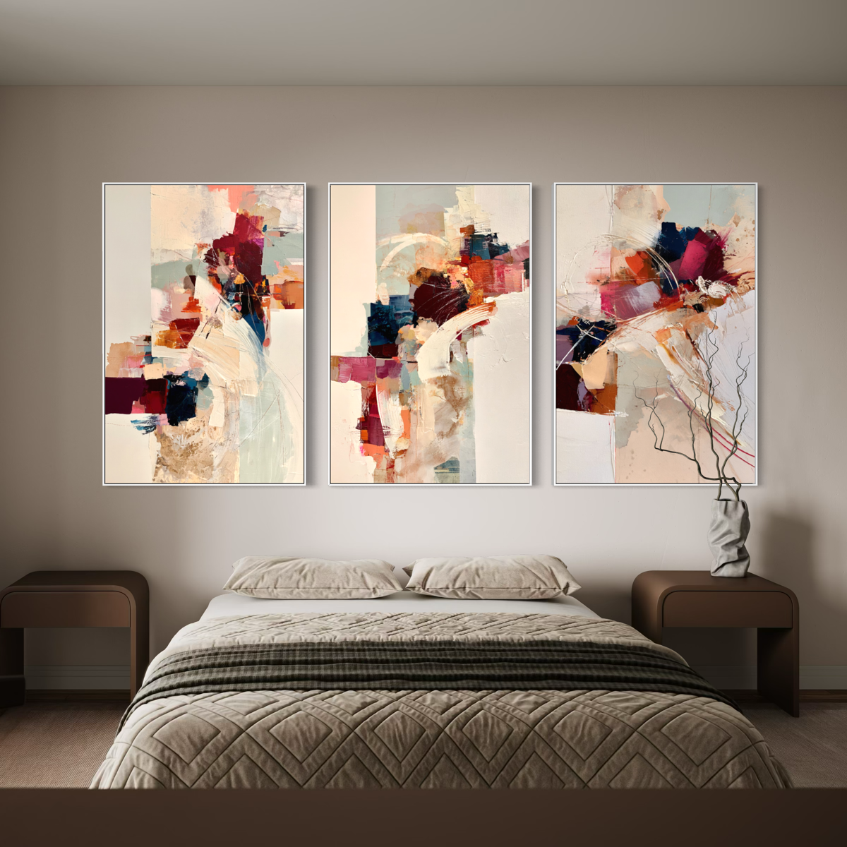 Kinetic Harmony Triptych