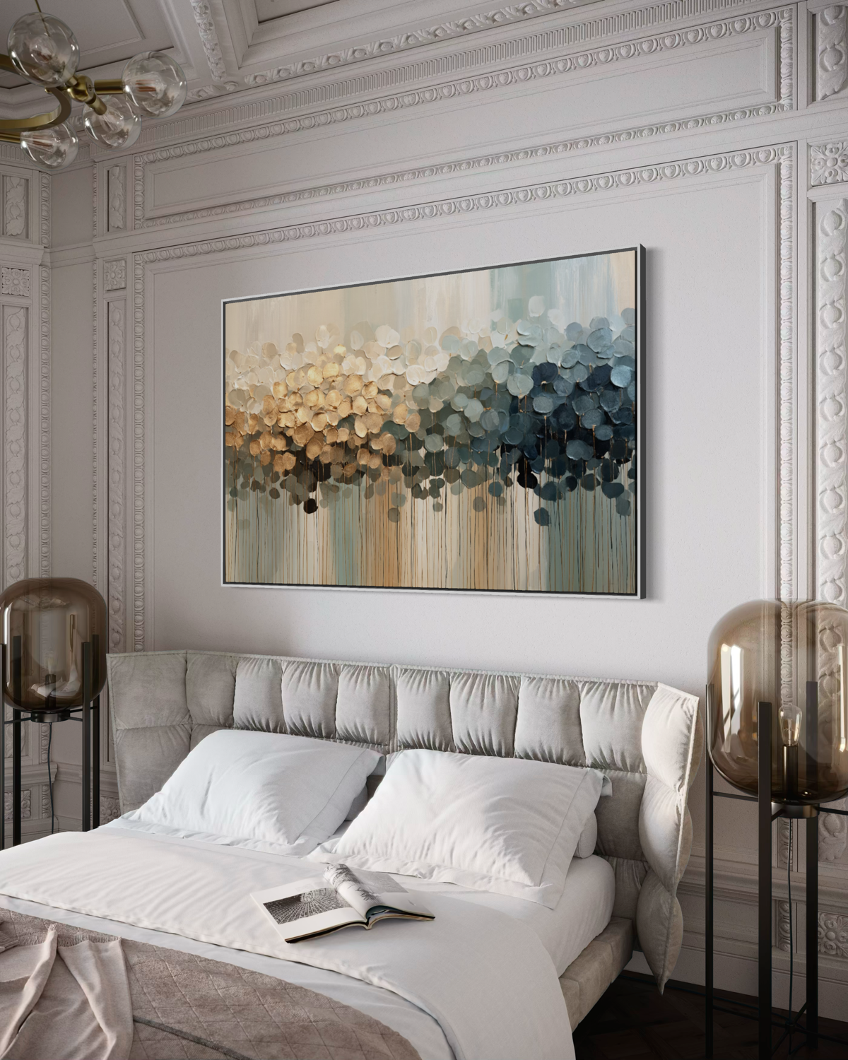 Textured Botanical Rain