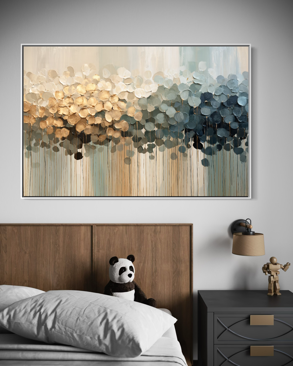 Textured Botanical Rain