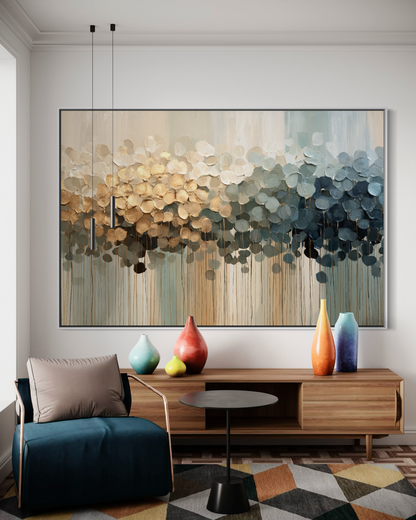 Textured Botanical Rain