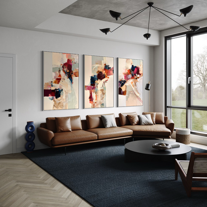 Kinetic Harmony Triptych