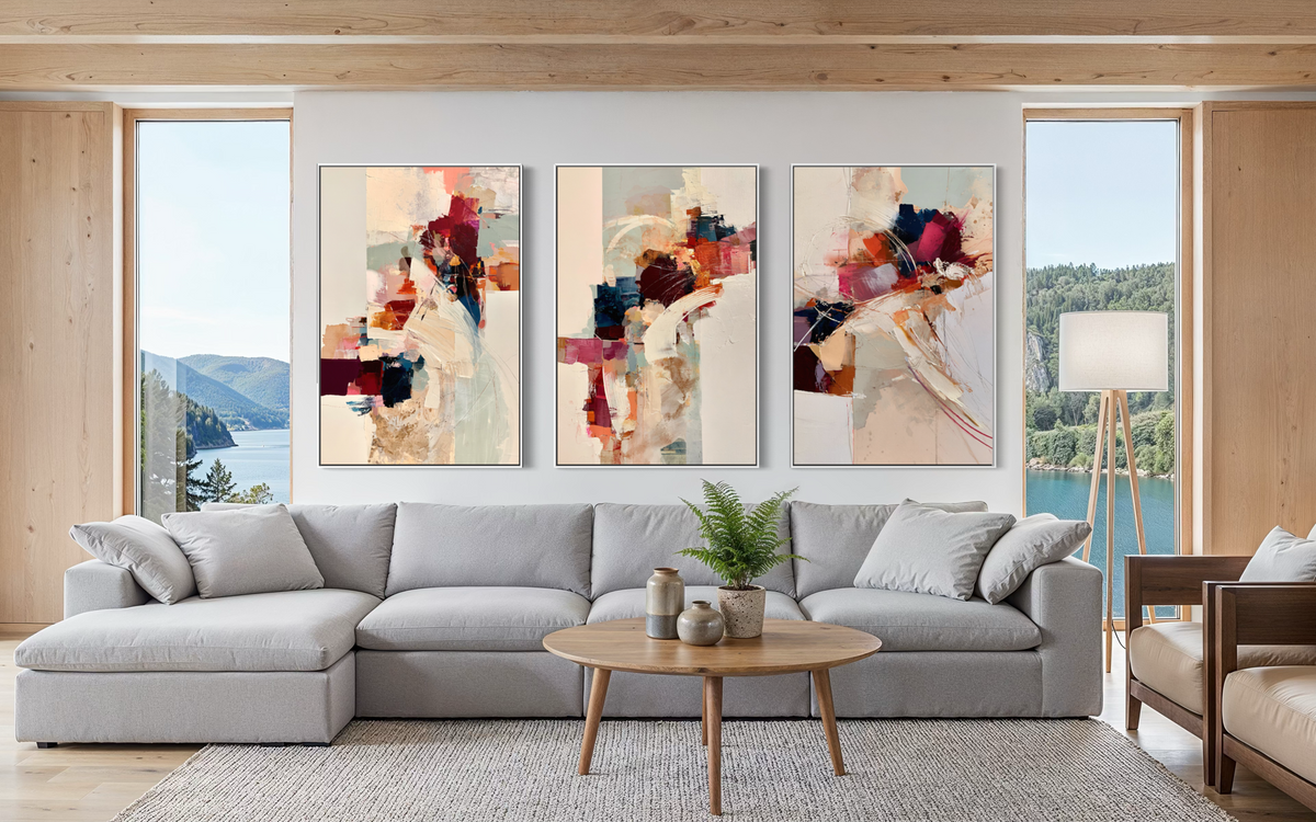 Kinetic Harmony Triptych