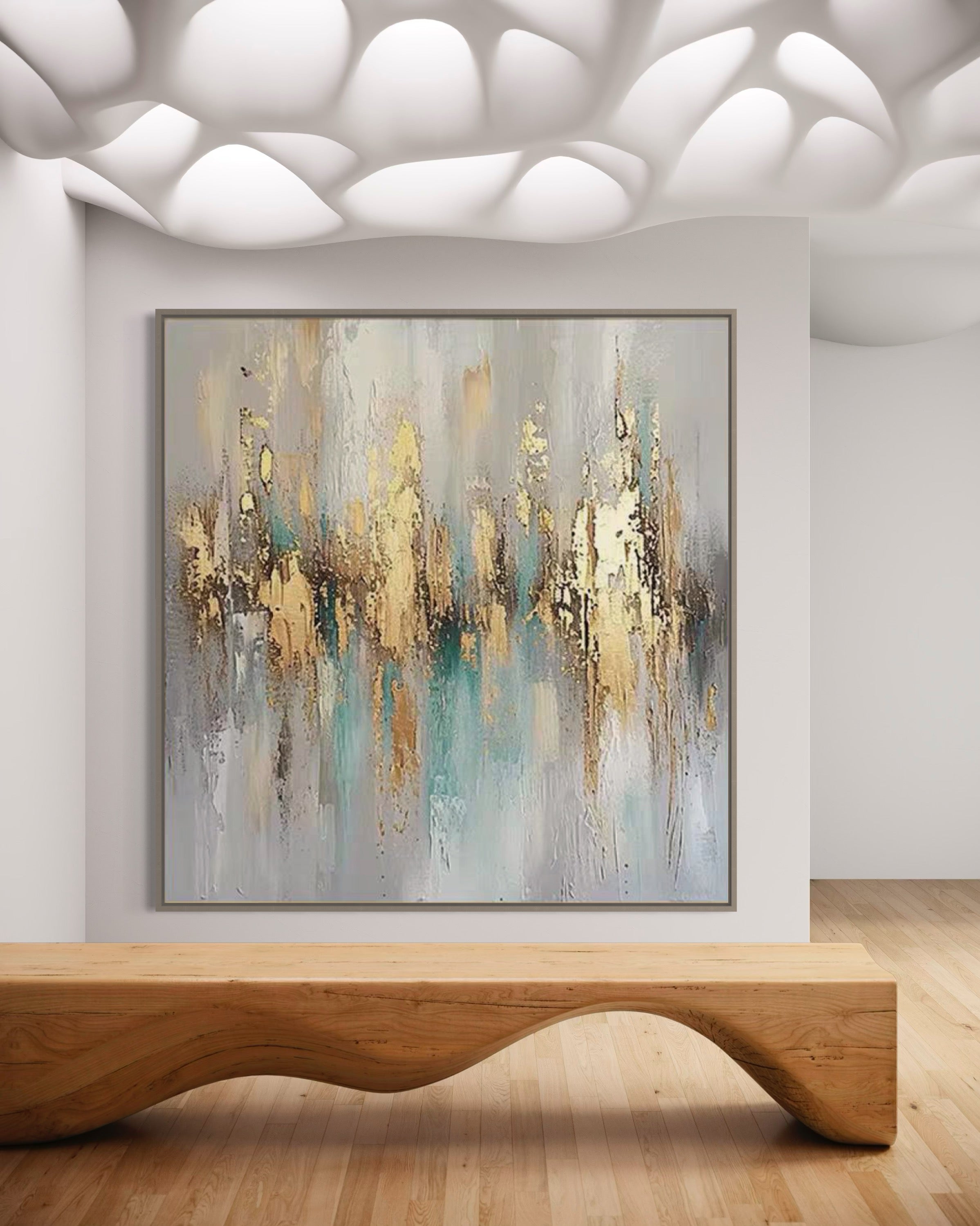 Luminous abstract artwork &