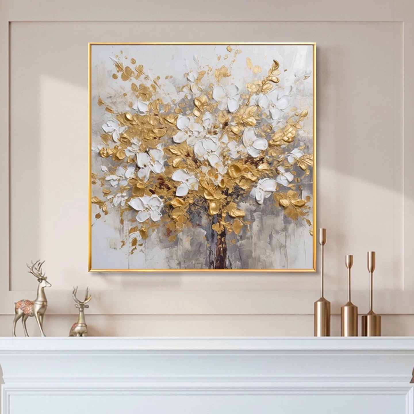 Luxe Blossom Tree Canvas Wall Art