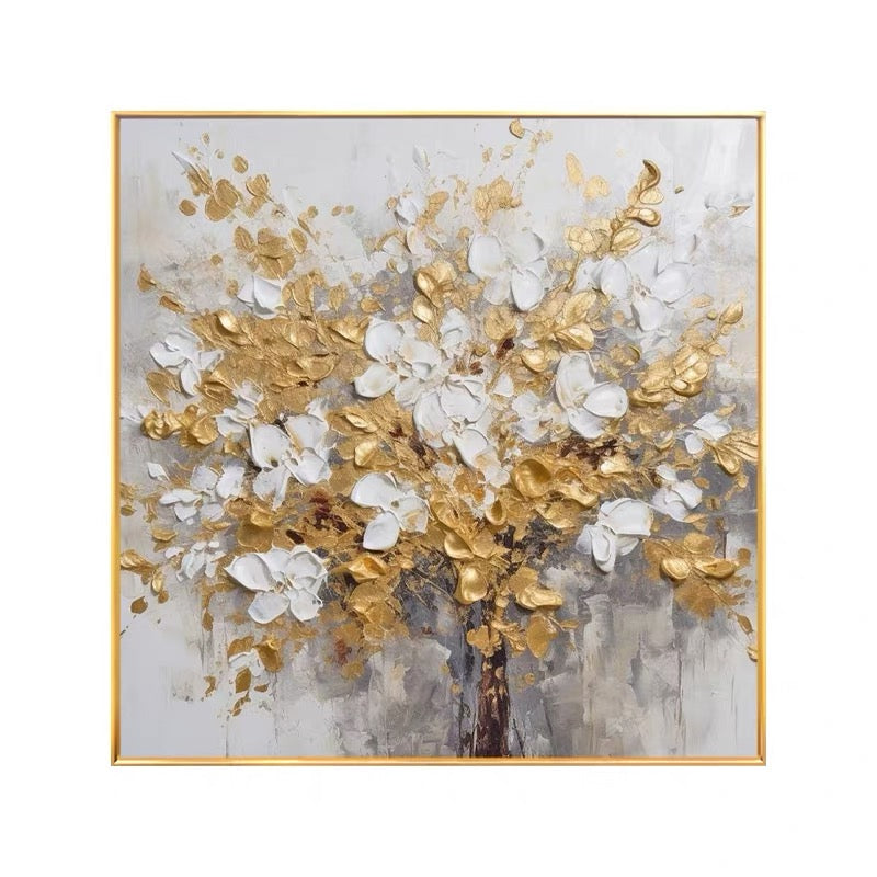 Luxe Blossom Tree Canvas Wall Art