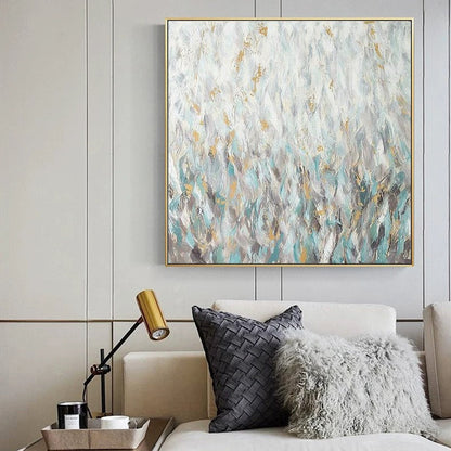 Mist Over Quiet Fields - Hand Painting