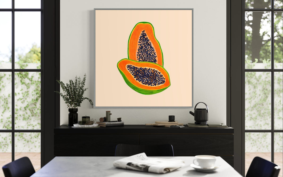 Papaya 1 - Hand Painting 