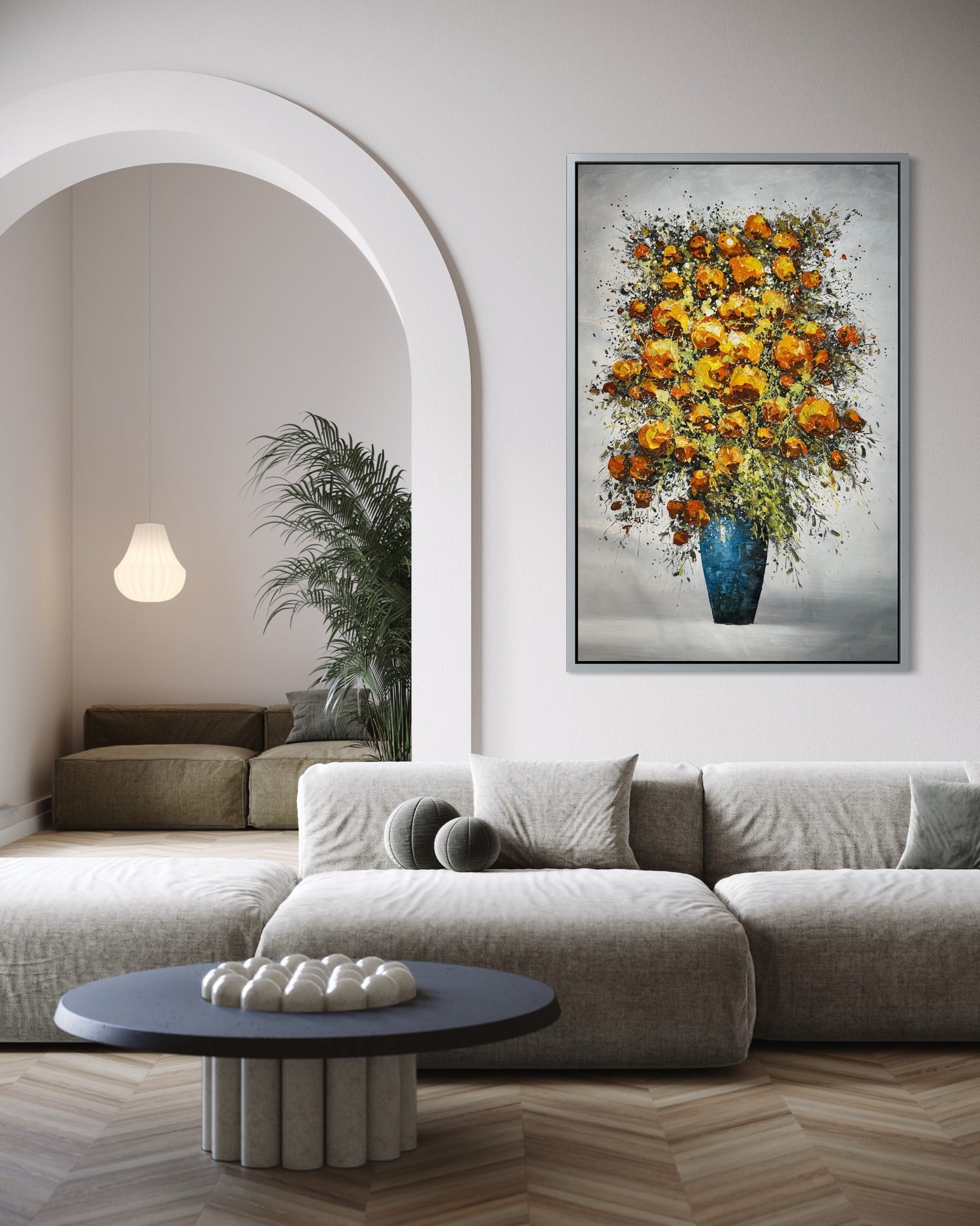 Petals of Sunshine Flower Wall Art
