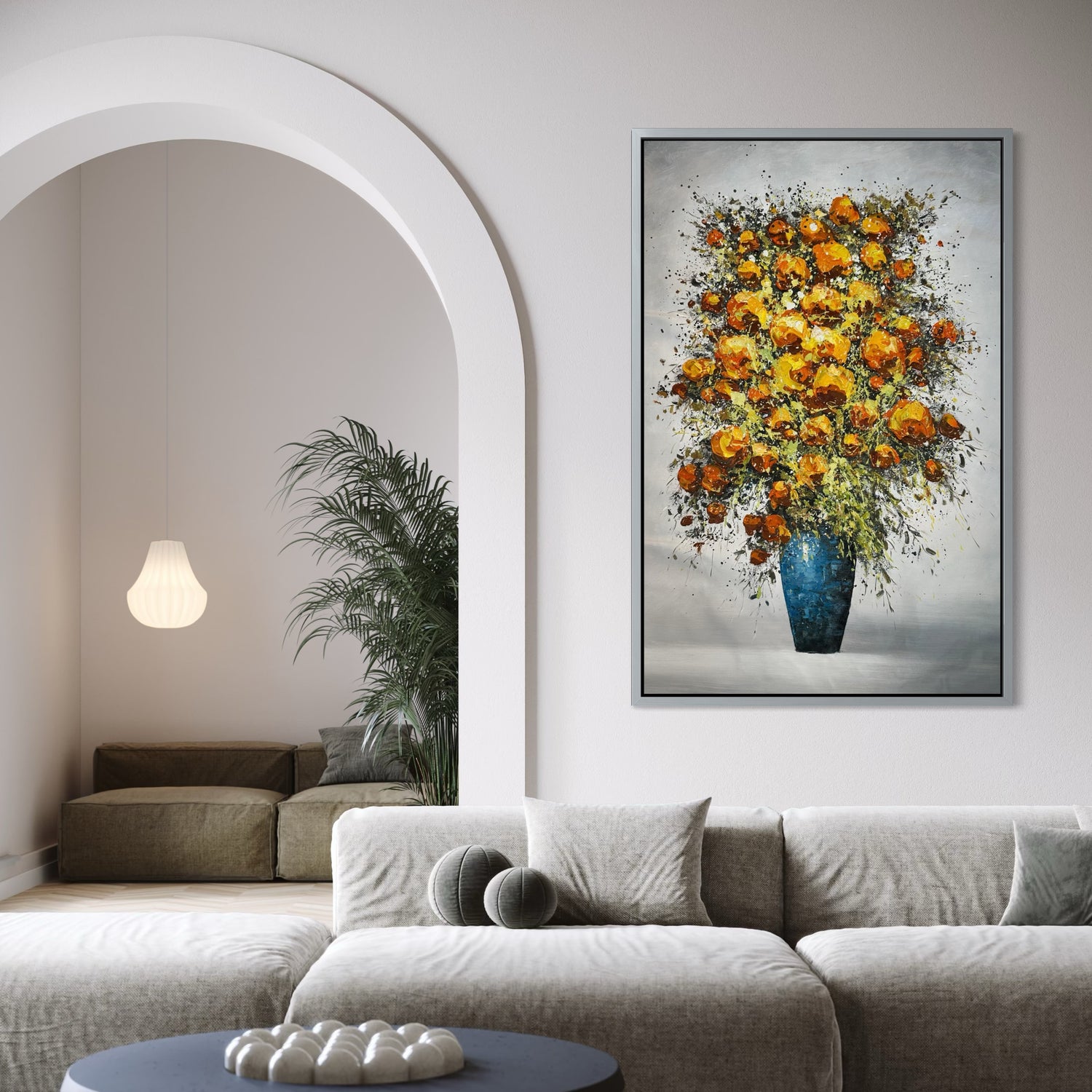 Petals of Sunshine Flower Wall Art