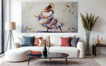 Pirouettes of Light - Hand Painting