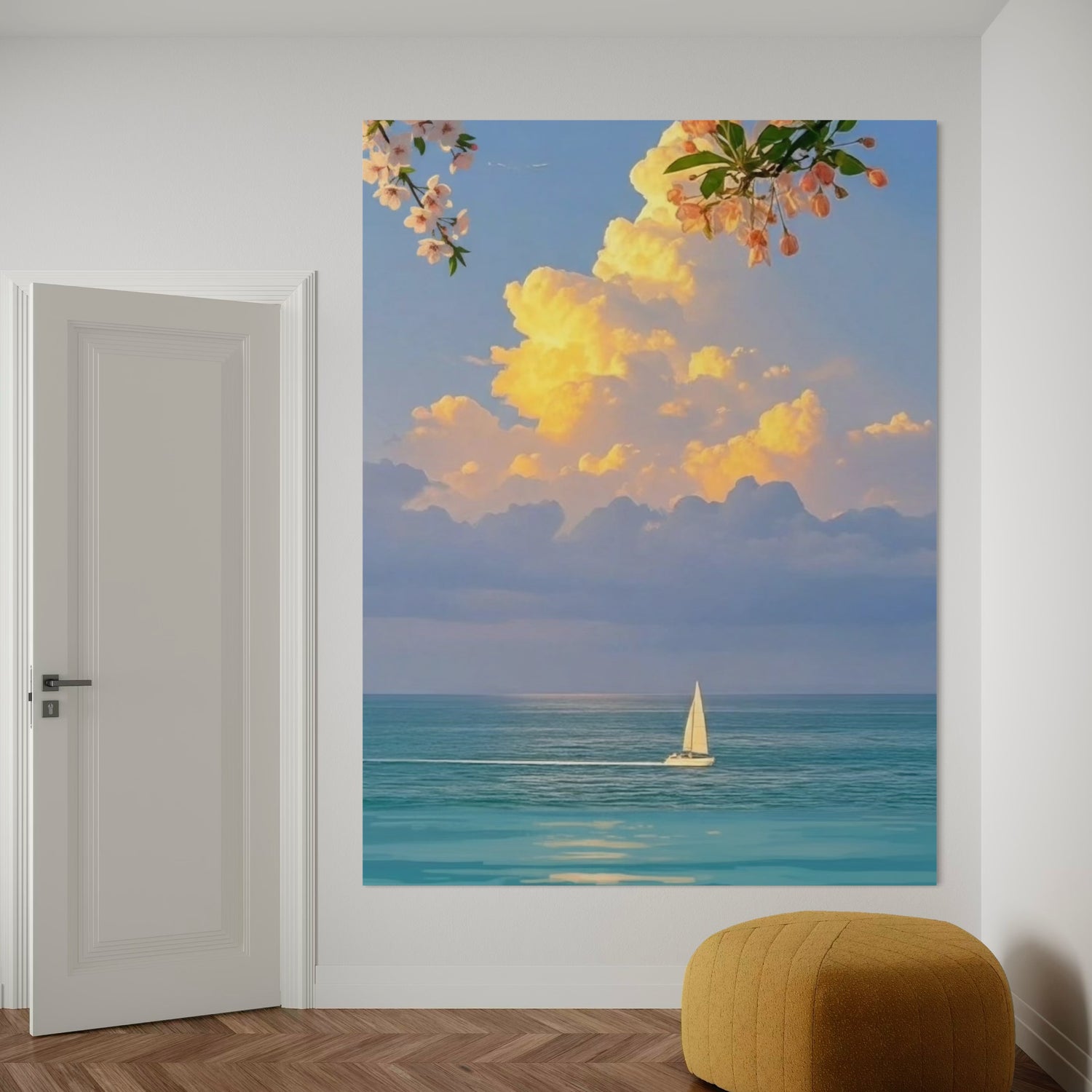 Quiet Bloom Blue Wall Art