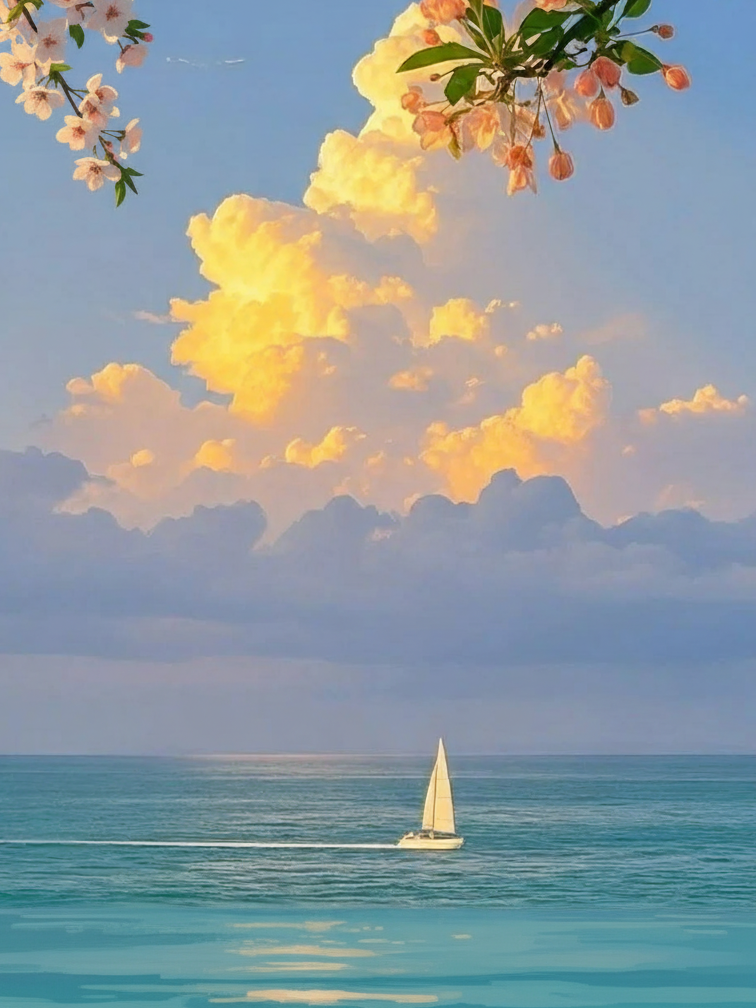 Quiet Bloom Blue Wall Art