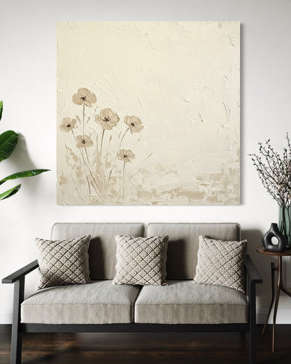 Quietude in Bloom - Hand Painting