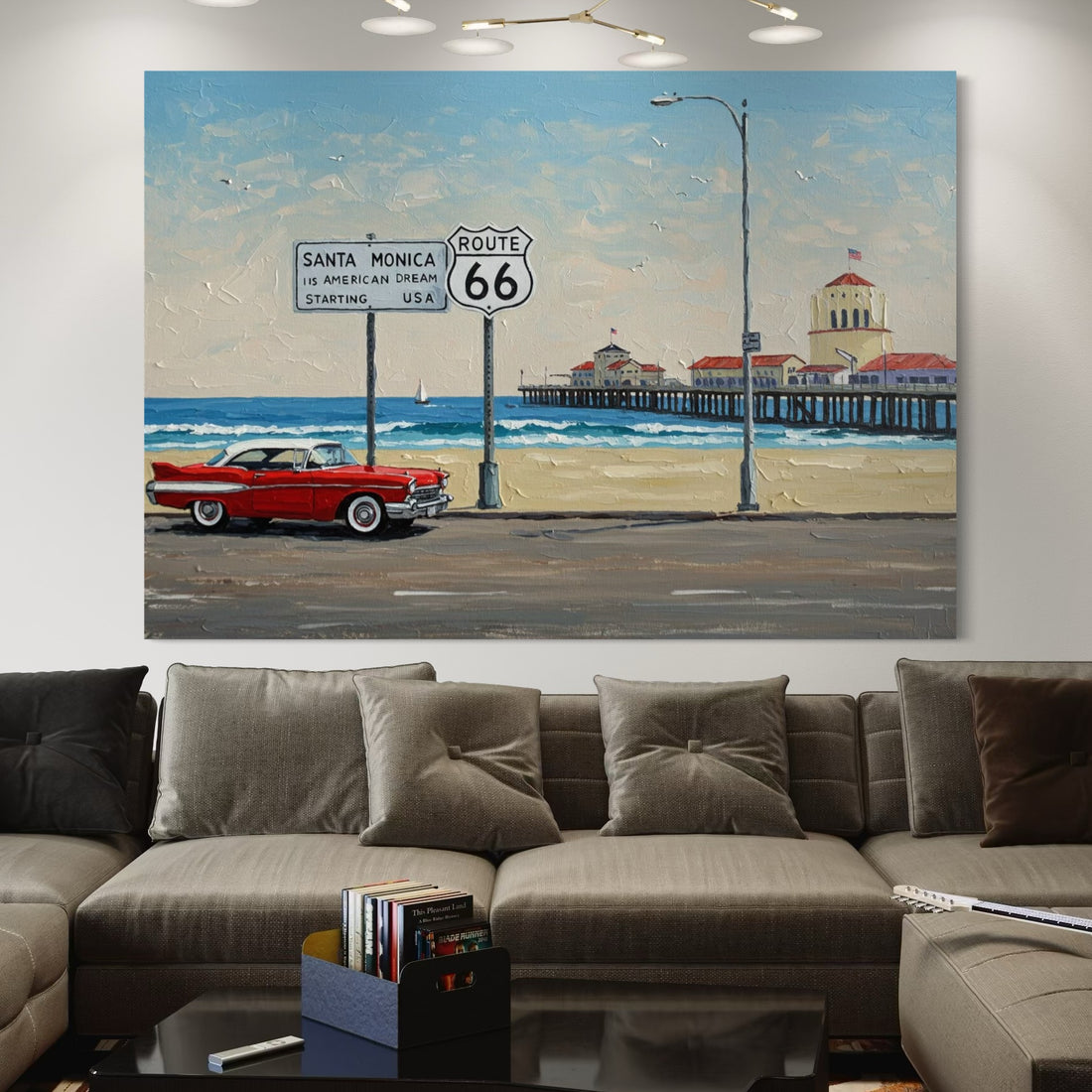 Route 66 Reverie - Hand Painting