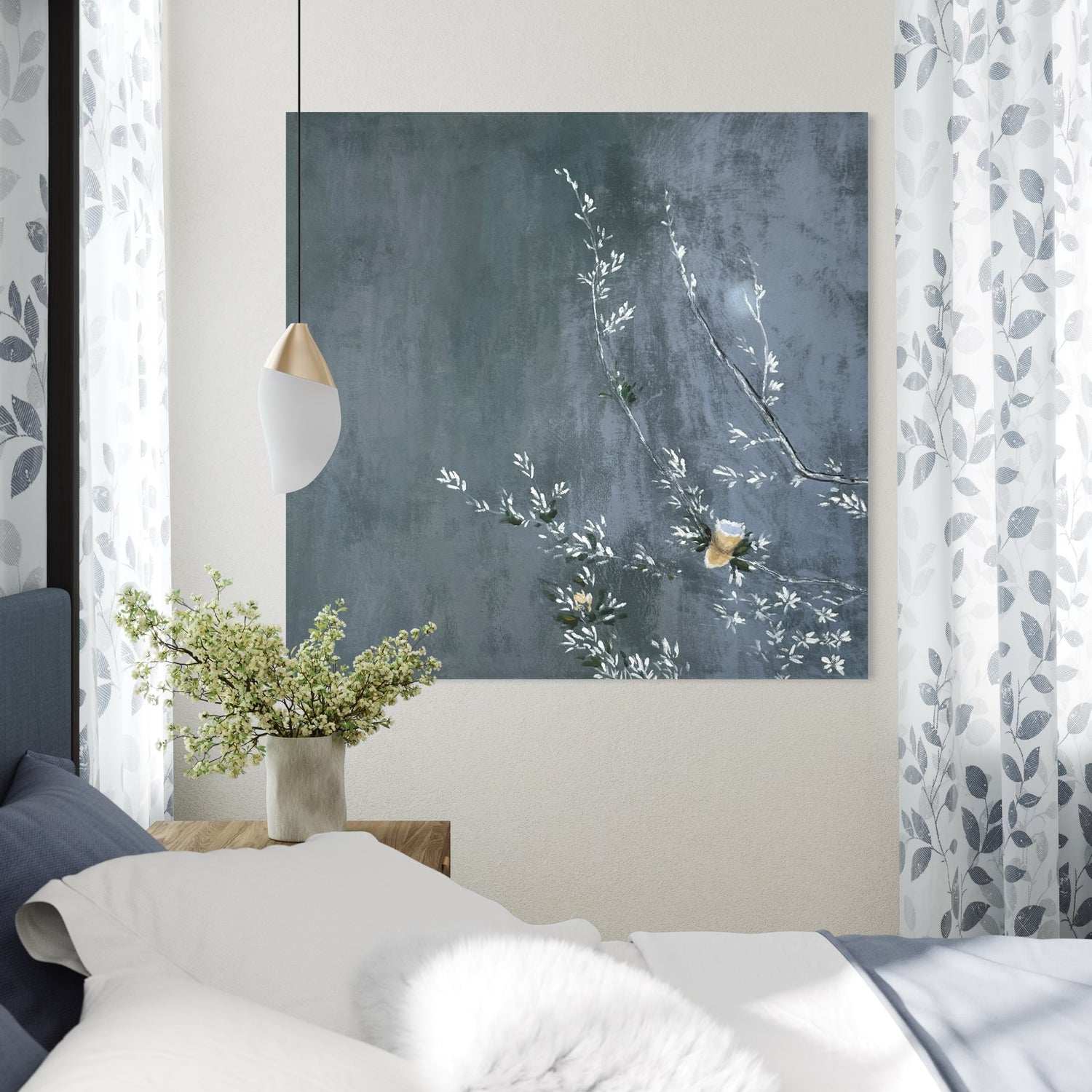 Serene Blossoms Carré