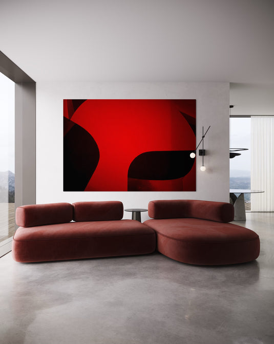 Buy Slowjam Red Wall Art Kline Collective