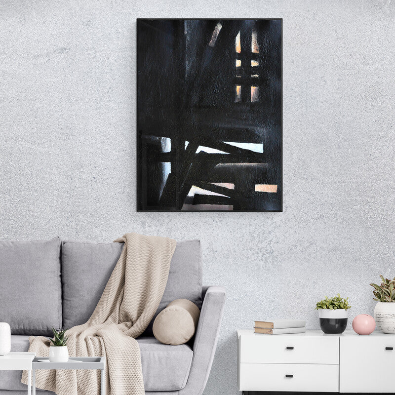 Outsider Looking In - Kline Collective Peintures en noir et blanc