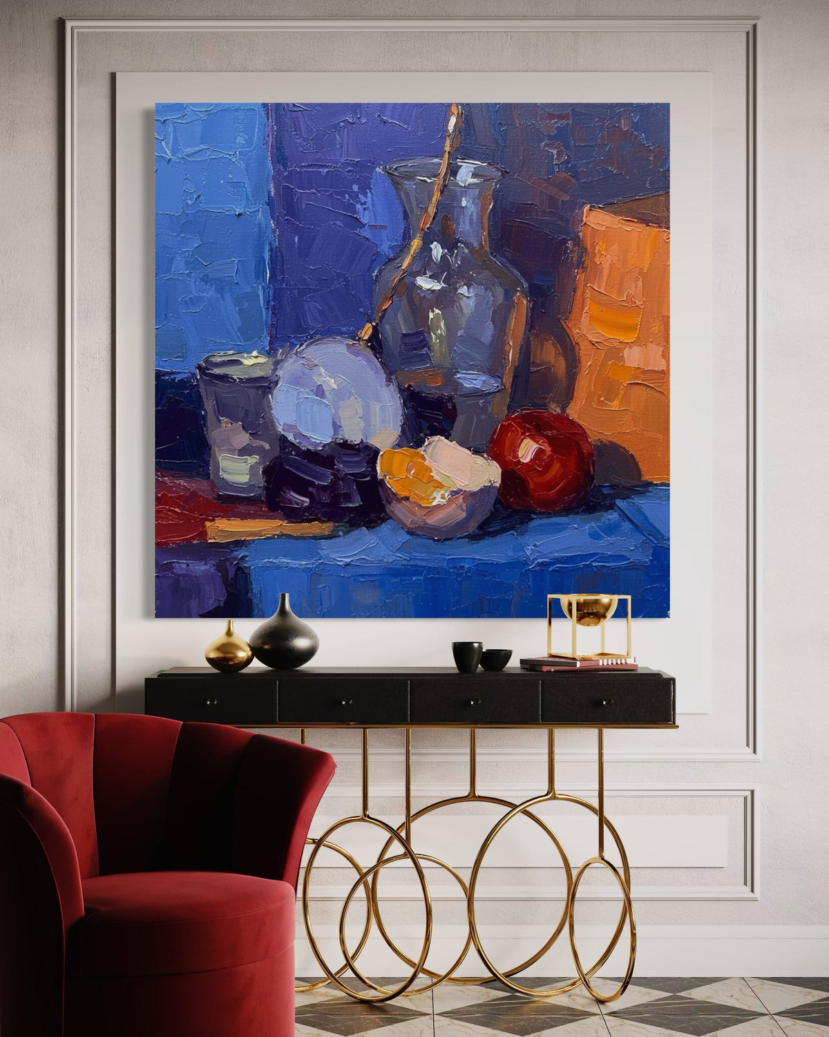 Textured Arrangement - Hand Painting