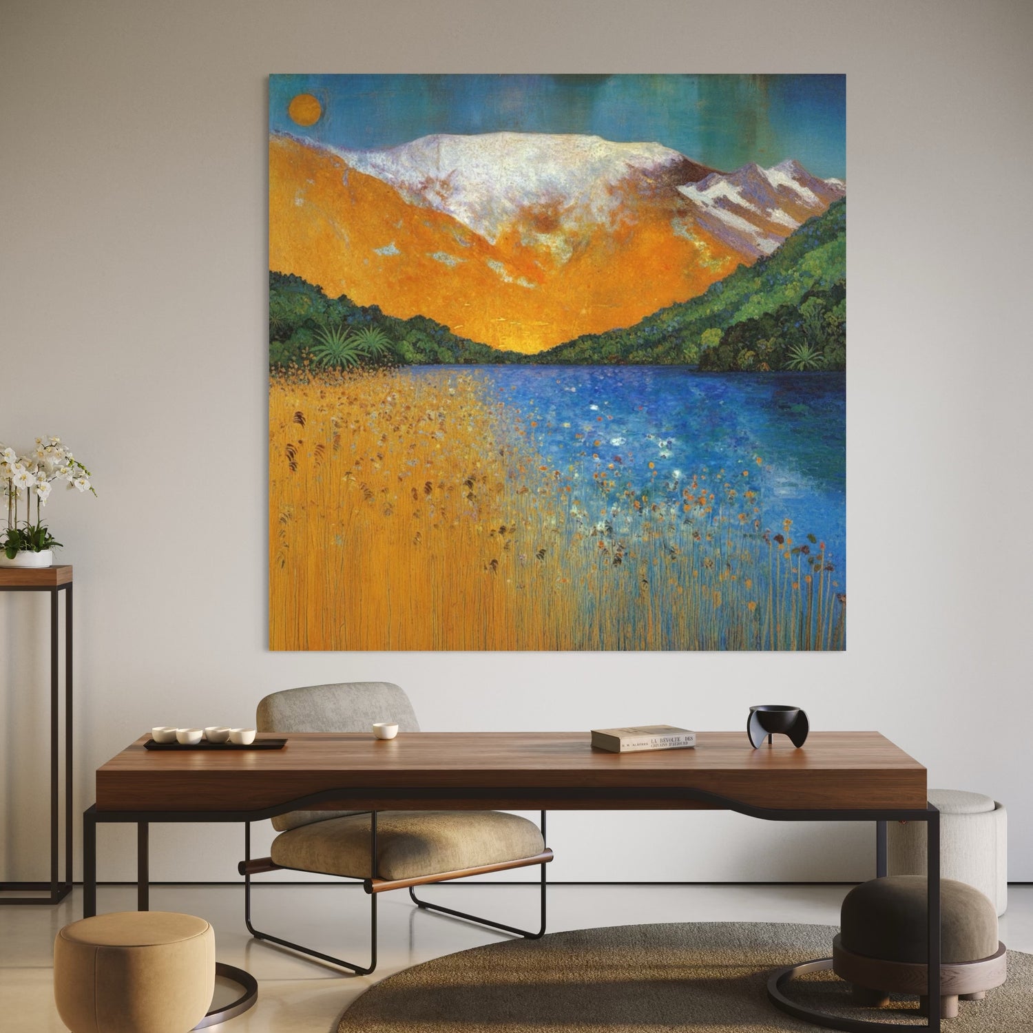 The Beautiful South Blue Wall Art