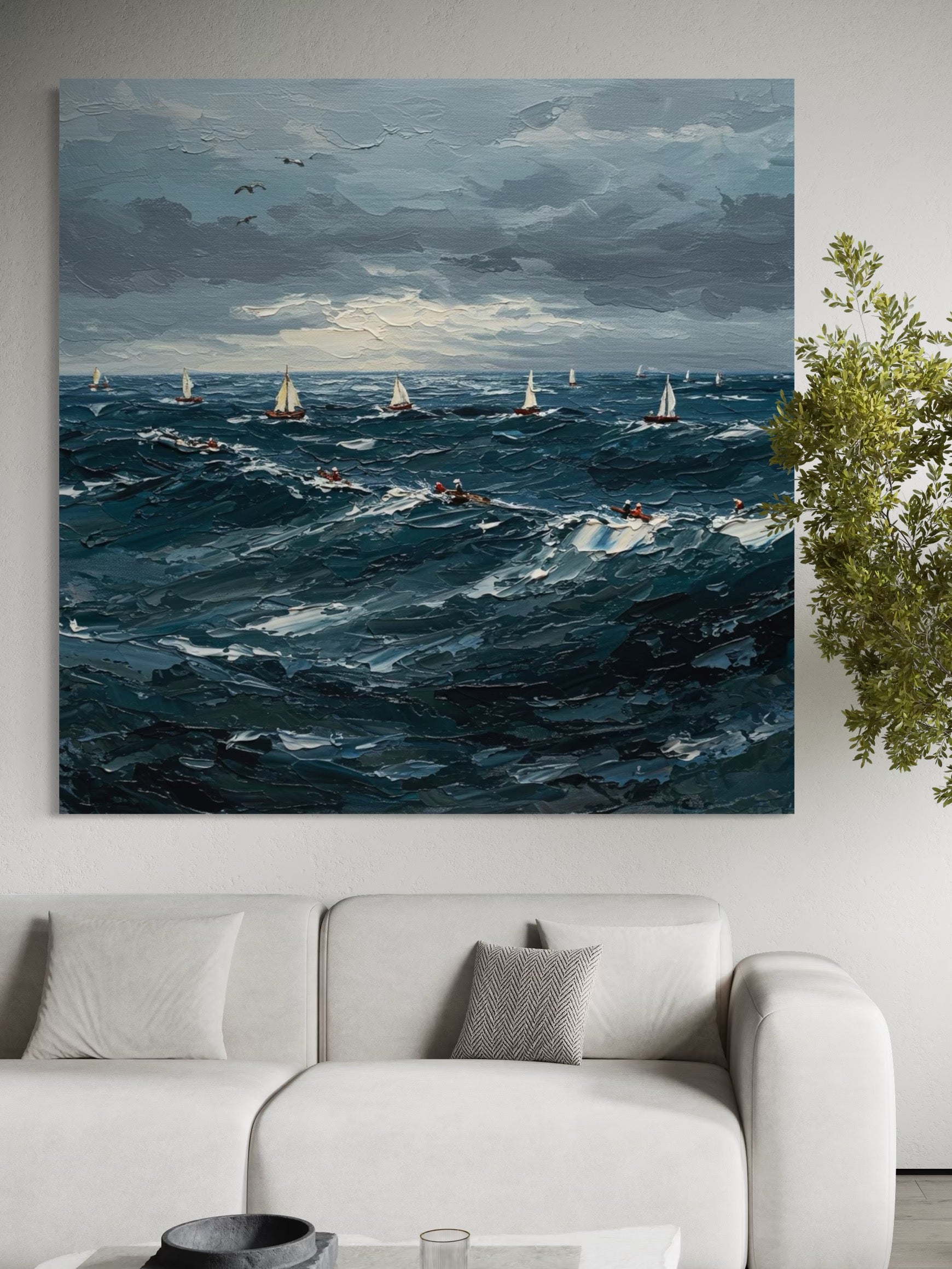The Churning Sea