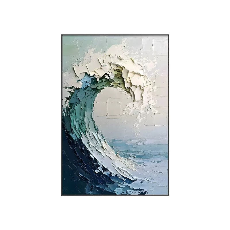 The Sculpted Sea - Hand Painting 
