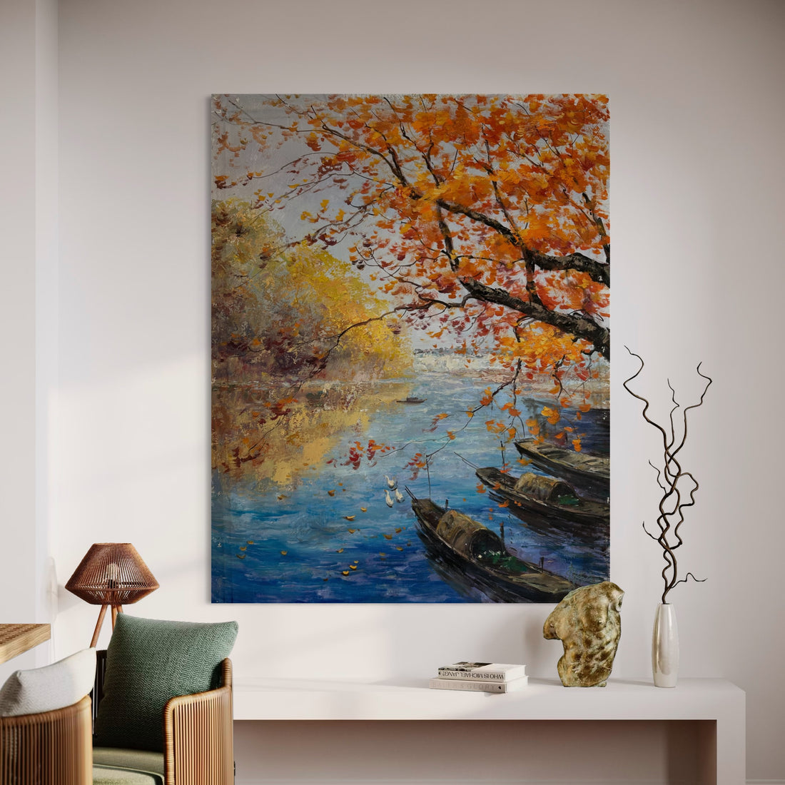 When Autumn Touched the Riverbanks