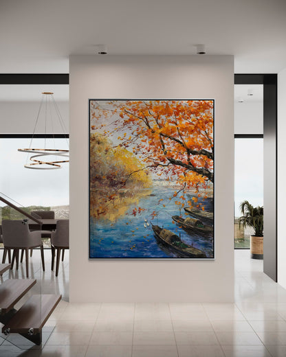 When Autumn Touched the Riverbanks