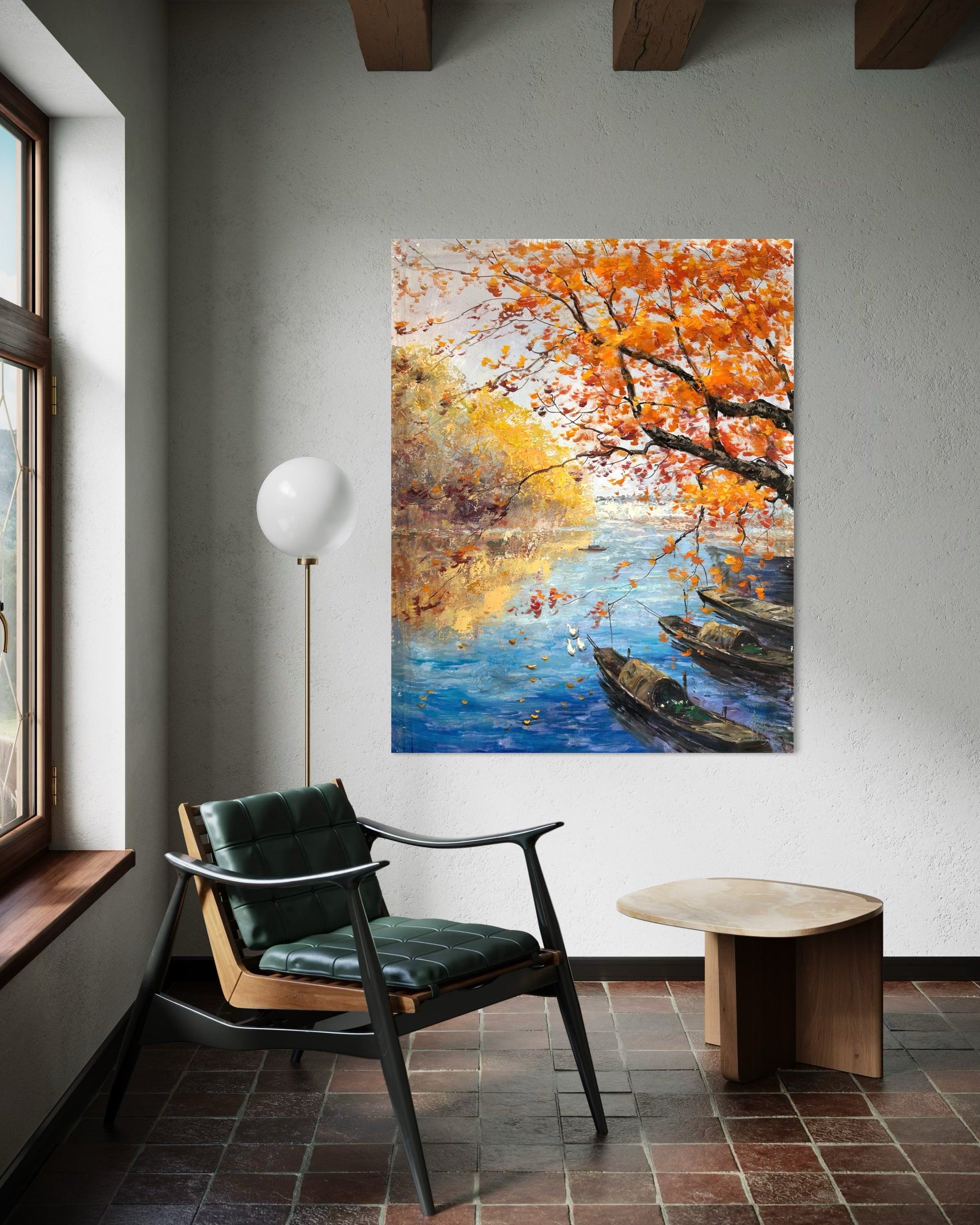 When Autumn Touched the Riverbanks