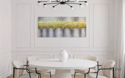 A Cascade of Yellow - Hand Painting