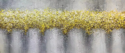 A Cascade of Yellow - Hand Painting