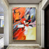 A Dance of Contrasts - Hand Painting