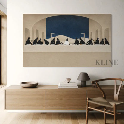 A Minimal Last Supper I - Hand Painting