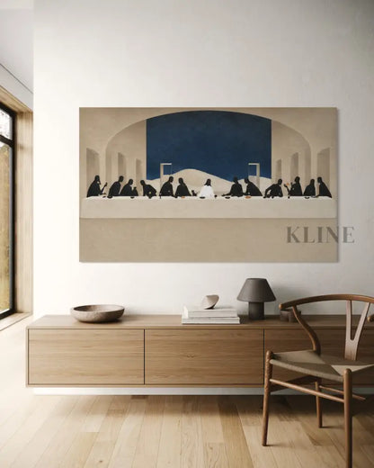 A Minimal Last Supper I - Hand Painting