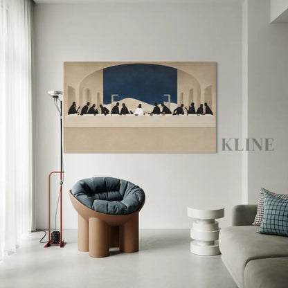 A Minimal Last Supper I - Hand Painting