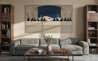 A Minimal Last Supper I - Hand Painting